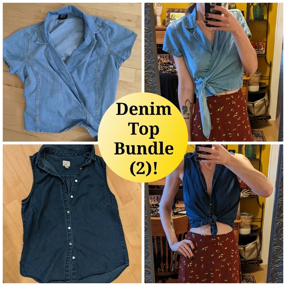 Urban Outfitters Tops - Denim Top Bundle of 2